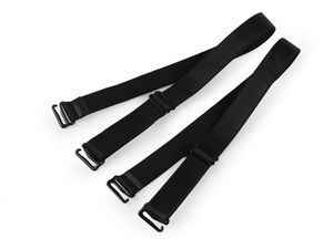 Premium Replacement Elastic Bra Straps with Durable Metal Hooks - 15mm Adjustable Shoulder Straps for Lingerie and Swimwear