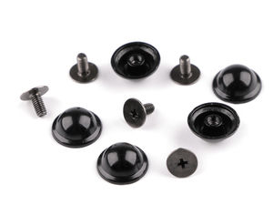 Premium 13mm Decorative Screw Rivets & Bottom Bag Feet for Handbags and Leathercraft