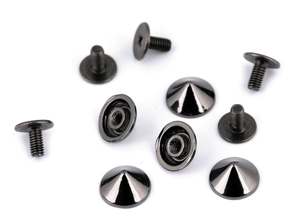 Premium Decorative Screw Studs and Bottom Bag Feet (Ø9.5 mm) – Heavy-Duty Metal Hardware for Handbags, Purses, Leathercraft, and Shoes