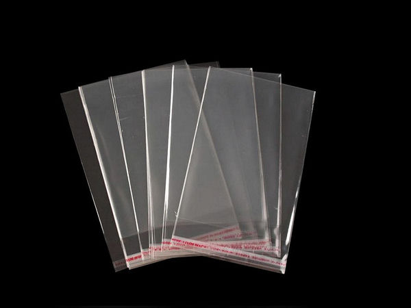 Premium Clear Self-Adhesive Seal Bags (6x8 cm) - Glossy Packaging Pouches for Jewelry and Crafts