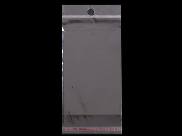 Transparent Self-Adhesive Seal Bags with Hang Hole (7x10 cm) - Premium Clear Plastic Packaging for Jewelry, Crafts & Retail Displays