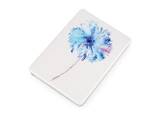 Floral Compact Pocket Mirror - Premium Double-Sided Makeup Mirror with Eco-Leather Case