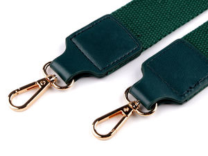 Premium Webbing Handbag Strap with Carabiner Hooks - 3.8 cm Wide Replacement Bag Strap