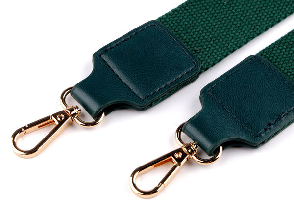 Premium Webbing Handbag Strap with Carabiner Hooks - 3.8 cm Wide Replacement Bag Strap
