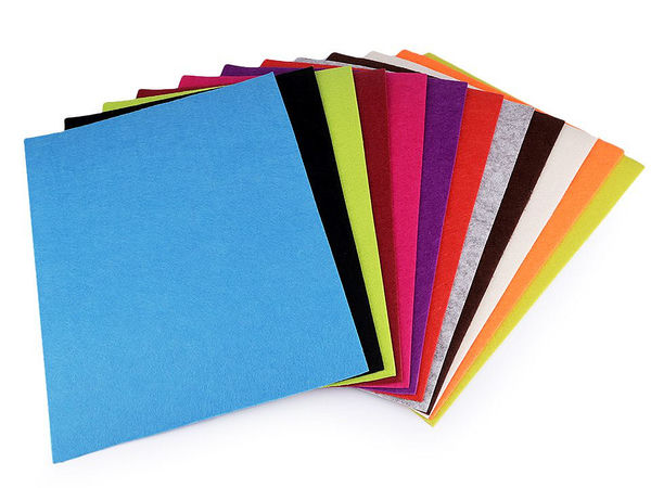 Premium Decorative Fabric Felt Sheets (30x40 cm) - Multi-Color Mix for Sewing, Crafting, and DIY Projects