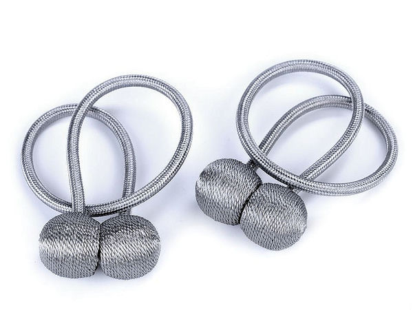Premium Magnetic Curtain Tiebacks - Modern Decorative Drape Holdbacks for Window Treatments