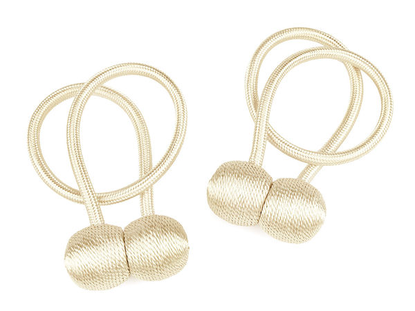 Premium Magnetic Curtain Tiebacks - Modern Decorative Drape Holdbacks for Window Treatments