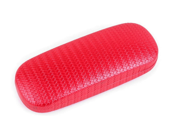Nacre Convex Hard Shell Glasses Case - Premium Eyewear Protective Organizer with Magnetic Closure (6x16 cm)