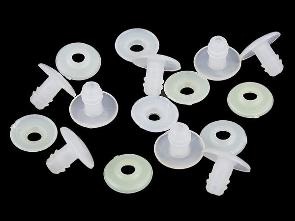 Premium 20mm Plastic Safety Joints for DIY Dolls and Stuffed Animals - Moveable Limb Connectors