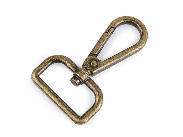 Premium Metal Swivel Snap Hook Carabiner for 30mm Straps, Handbags and Leashes