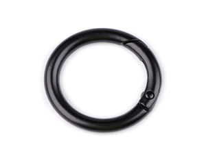 Premium Round Spring O-Rings - 25mm Metal Carabiner Snap Clips & Keyring Fasteners for Bags, Crafts, and Accessories