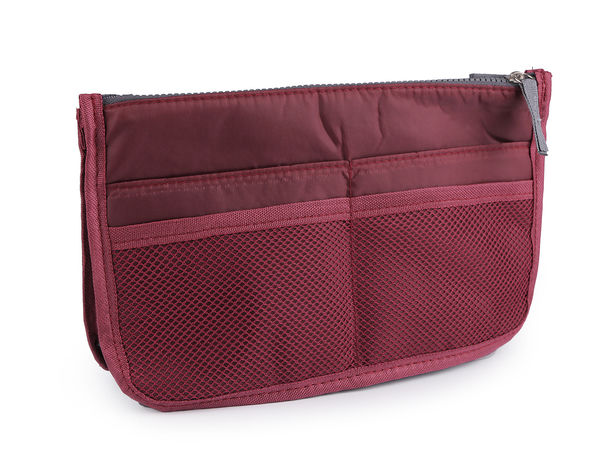 Premium Handbag Organizer Insert with Adjustable Capacity | Multi-Pocket Purse Organizer with Dual Carry Handles (16x27 cm)