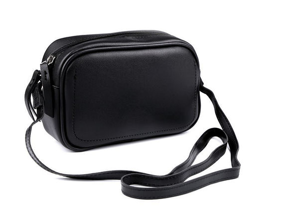 Premium Small Crossbody Bag - Compact Shoulder Handbag with Dual-Zipper and Adjustable Strap (13.5 x 20.5 cm)