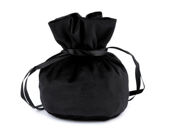 Premium Velvet Gift Pouch with Satin Drawstrings (14x16 cm) - Elegant Jewelry & Small Gift Bag
