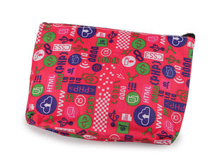Premium Foldable Zippered Shopping Tote Bag with Matching Storage Pouch (39 x 40 cm)