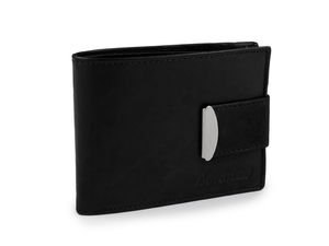 Premium Men's Genuine Leather Wallet with Matte Finish and Multi-Card Organizer