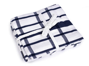 Premium Egyptian Cotton Checkered Kitchen Towels - 50x70 cm (3-Piece Pack)