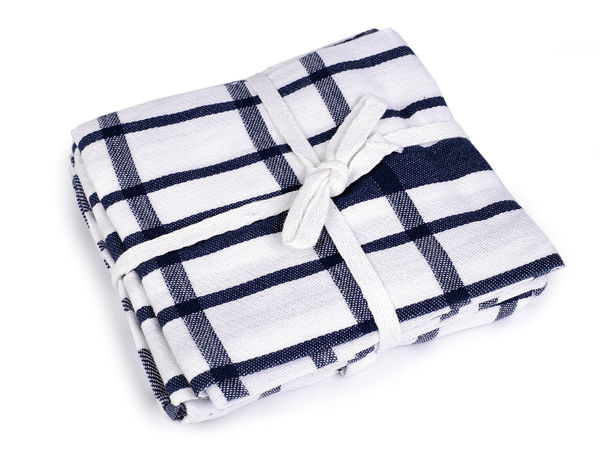 Premium Egyptian Cotton Checkered Kitchen Towels - 50x70 cm (3-Piece Pack)