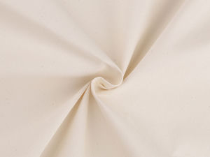 Premium Natural Unbleached Cotton Twill Fabric - Ecru Light