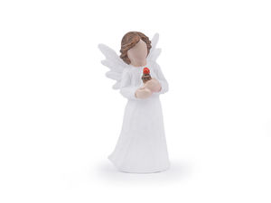 Elegant White Decorative Angel Figurine and Craft Charm