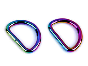Premium 25mm Metal D-Ring / Half Ring for Handbags, Backpacks, and Pet Collars