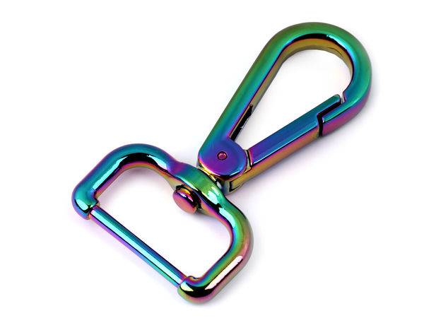 Premium Metal Snap Swivel Hook Carabiner | Rotatable Strap Connector for Handbags & Bags | Fits 20mm and 25mm Straps