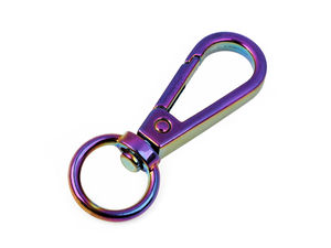 Premium Metal Swivel Carabiner Hook with 12mm Eyelet