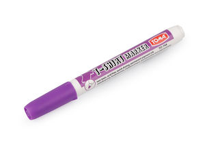 Premium Permanent Textile Markers with Fine 1mm Tip - No-Iron Waterproof Fabric Pens for Light Textiles & Cotton