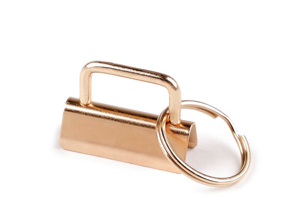 Premium 32mm Key Fob Hardware with Split Ring for DIY Keychains and Webbing