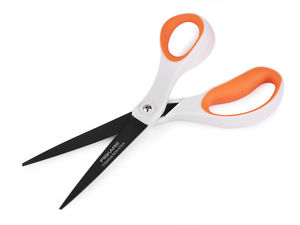 Fiskars Titanium Non-Stick Universal Scissors, 21 cm - Ergonomic Softgrip Multi-Purpose Shears