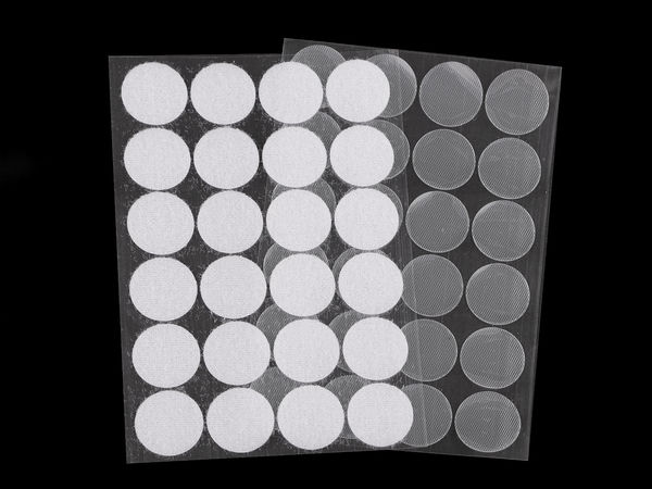 Premium Self-Adhesive Hook and Loop Fastener Dots (Ø25 mm) – Multipurpose Sticky Back Coins for Crafting, Organizing, and Securing