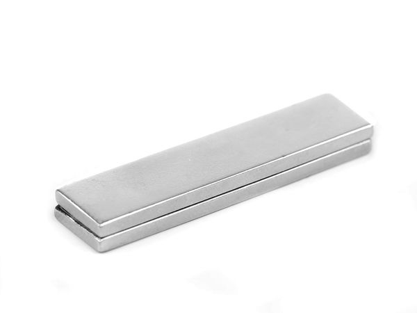 Heavy-Duty Rectangular Block Magnets (10x40mm) – Premium Nickel-Plated Craft Magnets