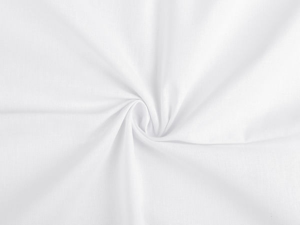 Premium White Cotton Fabric Canvas - High-Quality Plain Cloth for Sewing, Embroidery & Crafting