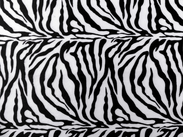 Premium Zebra Print Faux Fur Fabric - Soft Plush Imitation Fur for Apparel, Costumes, and Home Decor