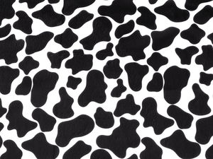 Premium Faux Cow Fur Fabric - Soft Imitation Cowhide Craft Fleece for Sewing Home Decor, Vests, and Costumes
