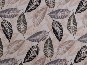 Premium Loneta Leaf Motif Decorative Fabric - Durable Polyester Blend for Home Decor, Upholstery & Sewing Crafts