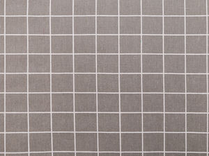 Premium Checkered Cotton Linen-Imitation Fabric - Coarse Texture with Soft Touch for Tablecloths, Cushions, and Home Decor