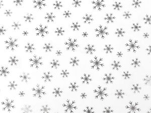 Elegant Snowflake Print Organza Fabric with Metallic Detail - Ideal for Holiday Decor, Crafts, and Festive Costumes