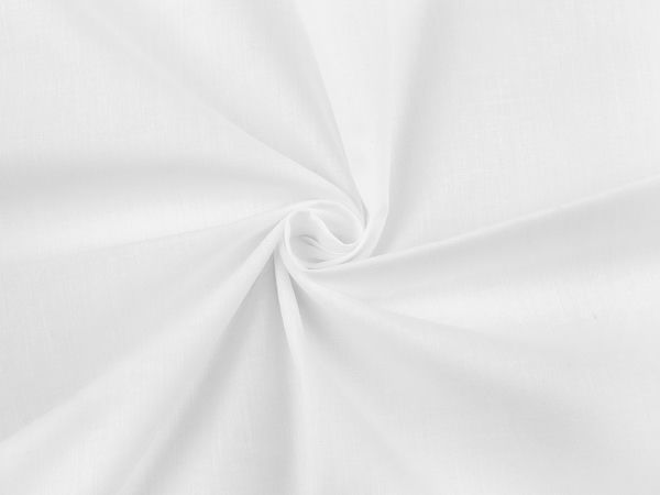 Premium Wide-Width Cotton Blend Canvas Fabric (300 cm) - White