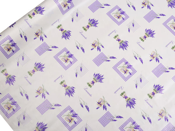 Premium Waterproof PVC Tablecloth Fabric with Soft Textile Backing - Durable Indoor & Outdoor Wipe-Clean Table Cover
