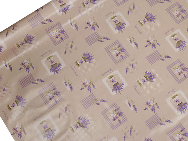 Premium Waterproof PVC Tablecloth Fabric with Soft Textile Backing - Durable Indoor & Outdoor Wipe-Clean Table Cover