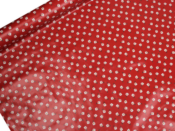 Premium Waterproof PVC Tablecloth Fabric with Soft Textile Backing - Durable Indoor & Outdoor Wipe-Clean Table Cover