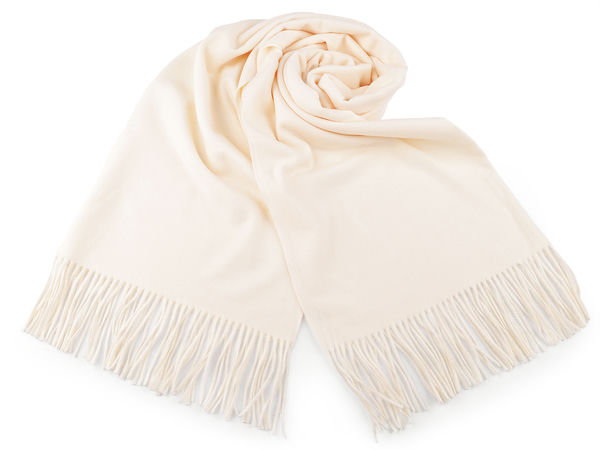 Premium Winter Blanket Shawl Wrap and Large Fringe Scarf with Tassels (65x190 cm)