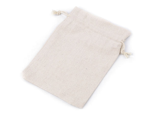 Premium Linen Drawstring Gift & Craft Bags (13x18 cm) - Multipurpose Favor Pouches