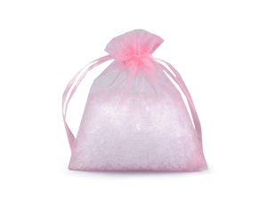 Elegant Organza Gift Bags with Double Satin Drawstring (7x9 cm) - Premium Jewelry Pouches & Wedding Favor Bags
