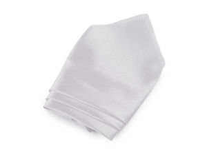 Premium Creased Satin Pocket Square - Elegant Men's Handkerchief for Weddings & Festive Events (Gift Box Included)