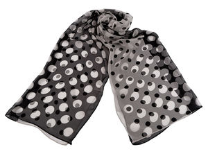 Premium Lightweight Summer Scarf and Shawl - Elegant Floral & Polka Dot Prints, 50x155 cm
