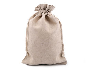 Premium Linen Burlap Gift Bags with Cotton Drawstrings (19x29 cm) | Eco-Friendly Pouch for Crafts, Favors & Storage