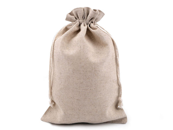 Premium Linen Burlap Gift Bags with Cotton Drawstrings (19x29 cm) | Eco-Friendly Pouch for Crafts, Favors & Storage