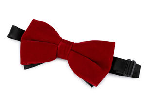 Premium Dual-Texture Velvet & Satin Men's Bow Tie with Gift Presentation Box - Adjustable Formal Neckwear